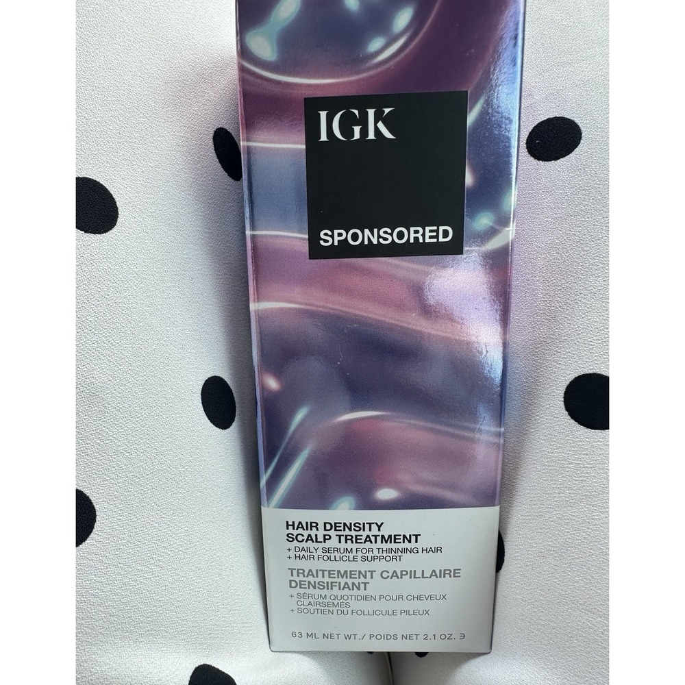 IGK Sponsored Hair Density Scalp Treatment 63 ml / 2.1 oz